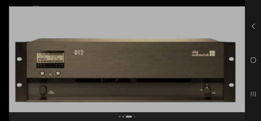 Vand Audiotechnik D&B D 12 stare impecabila