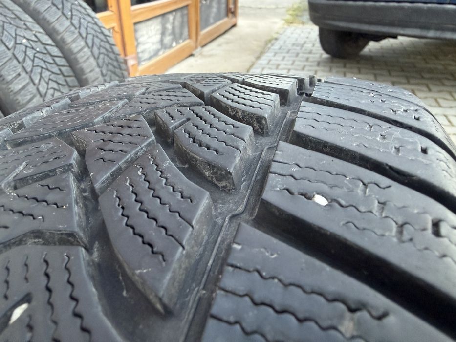 4бр. КАТО НОВИ Зимни Гуми С Борд 215/60R/16 -DUNLOP- DOT:3421 *7.7мм+6.4мм*