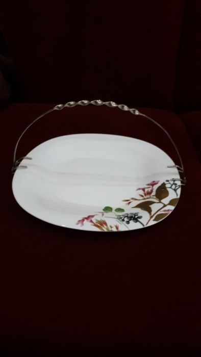 Серебряная ручка для лягонов и тарелок