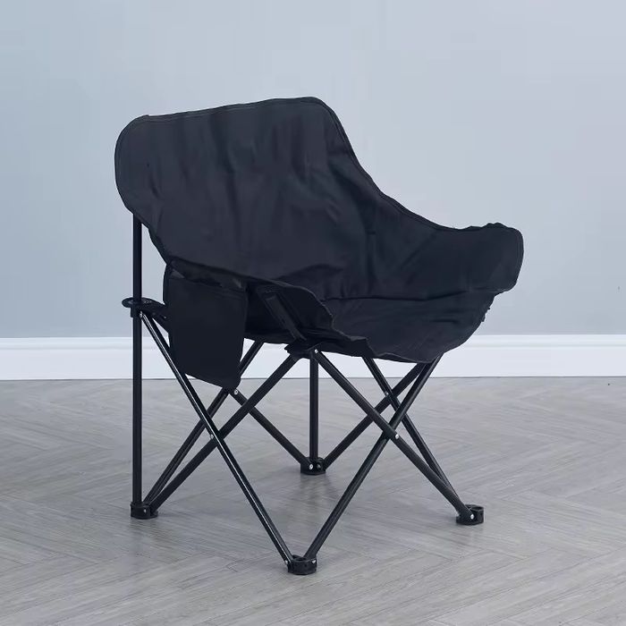 Складной стул для пикника «Лунный» черний цвет