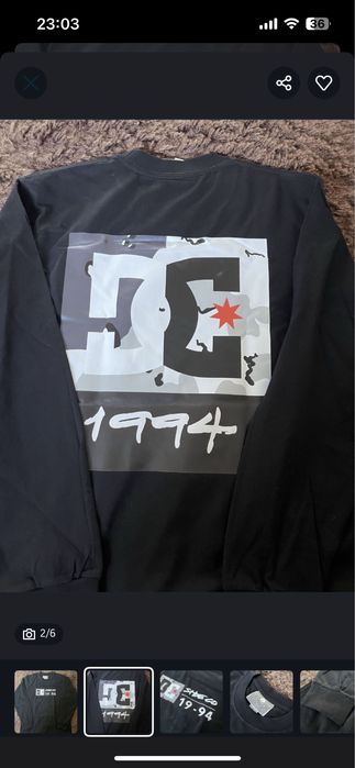 Кофта DC скейт бренд