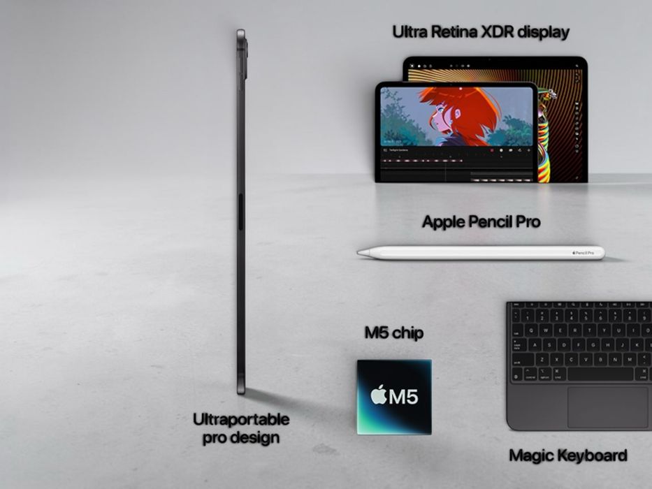 НОВ! iPad Pro 13" 8th Gen M5 Wi-Fi 512GB Space Black / Silver