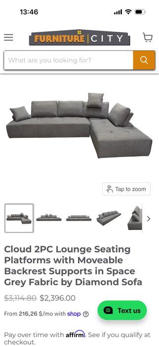 Диван - Diamond Sofa Cloud Lounge Seating Platform