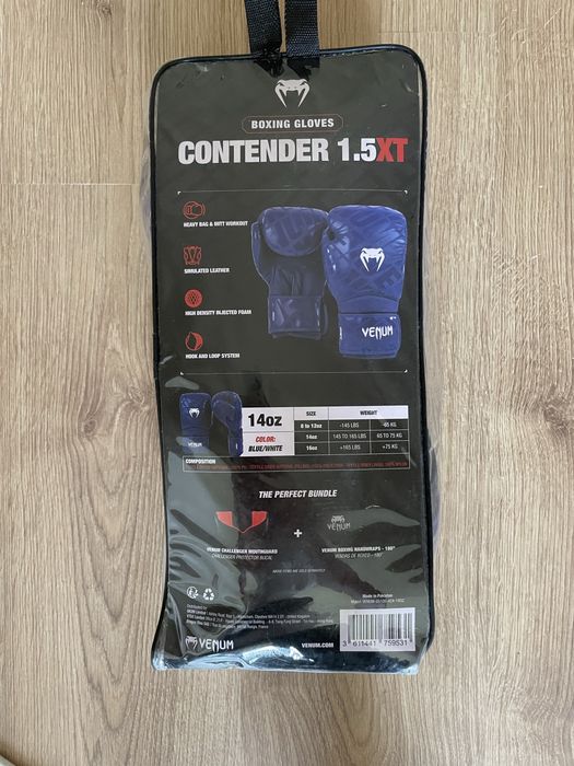 Manusi box Venum 14 OZ noi