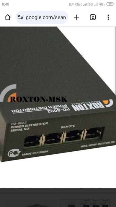 Булок птания PD-8032 power distributor Распределитель