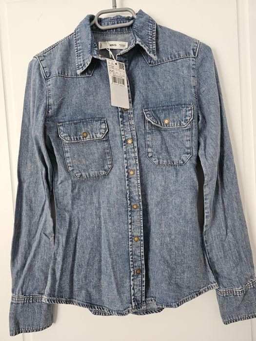 Camasa denim mango xxs