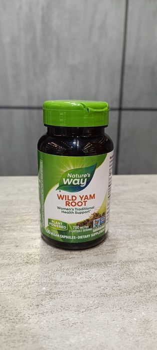 Nature's way wild yam root 700 mg 100 veg capsules