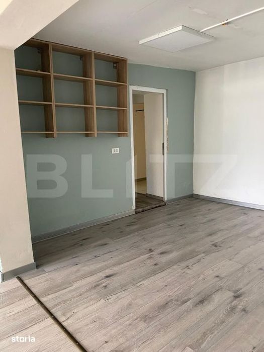 Spatiu comercial, 100 mp cladire, 200 mp curte/parcare, zona Frumoasa