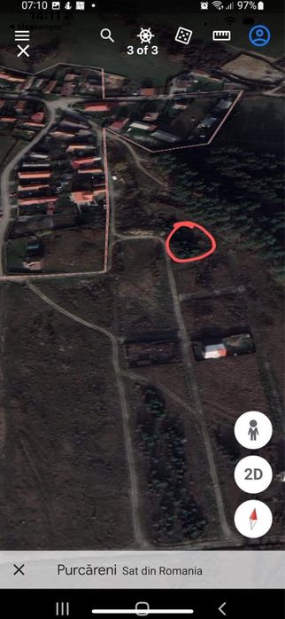 Vand teren in Purcareni 600m