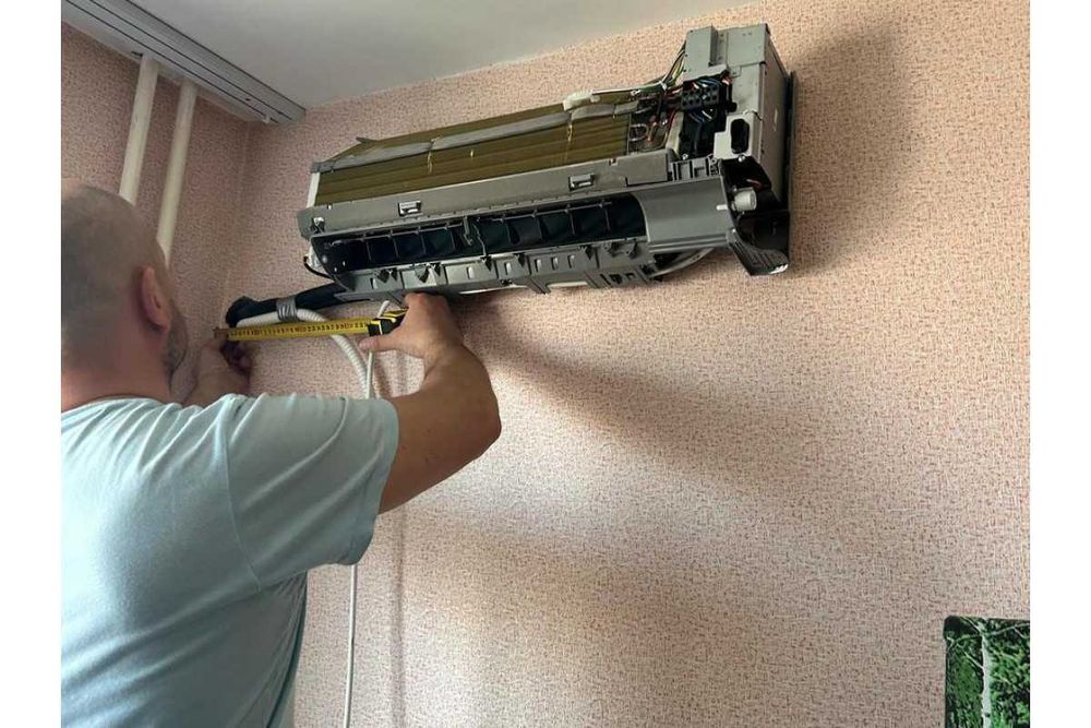 Установка кондиционер Ремонт кондиционер Заправка фреона