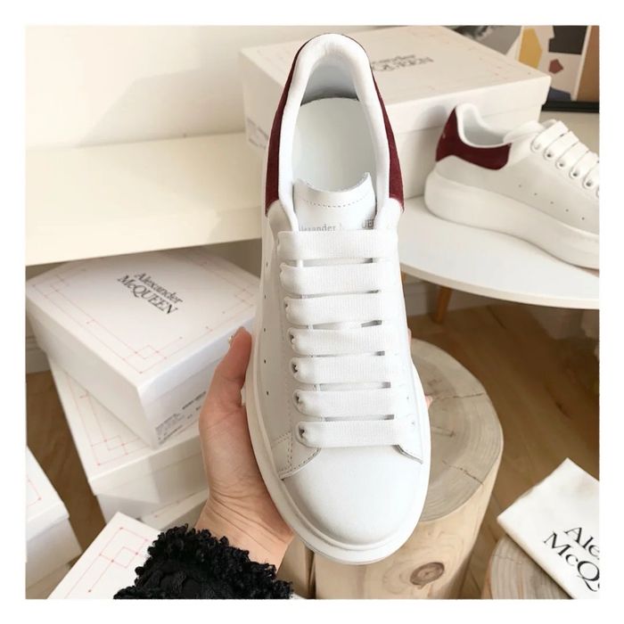 Alexander Mqueen Oversized Alb/Burgundy