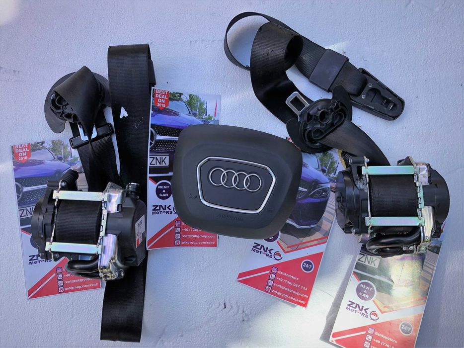 set centuri negru / gri VW / Audi a4 a3 a8 golf VII VI touran passat