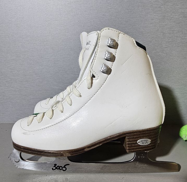 Patine 3005 gheata    patinaj artistic  Riedell Emerald  marime 33,5   (  22  cm lungime interioara).