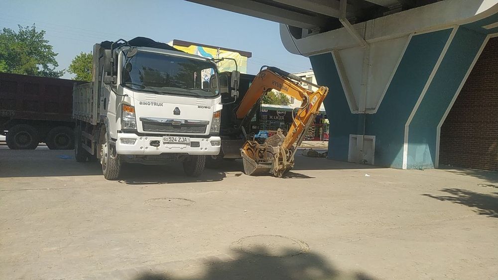 КамАЗ и экскаваторы услуги