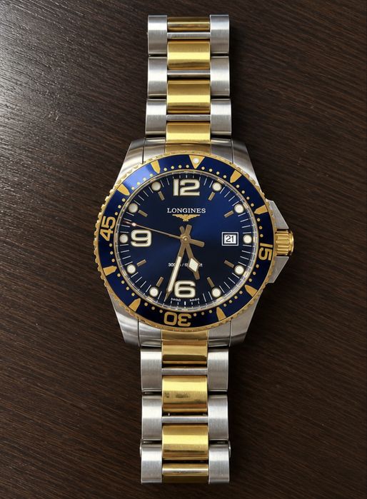 Оригинальные швейцарские часы Longines HydroConquest Automatic.