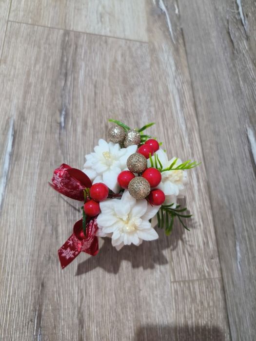 Коледни сапунени букети