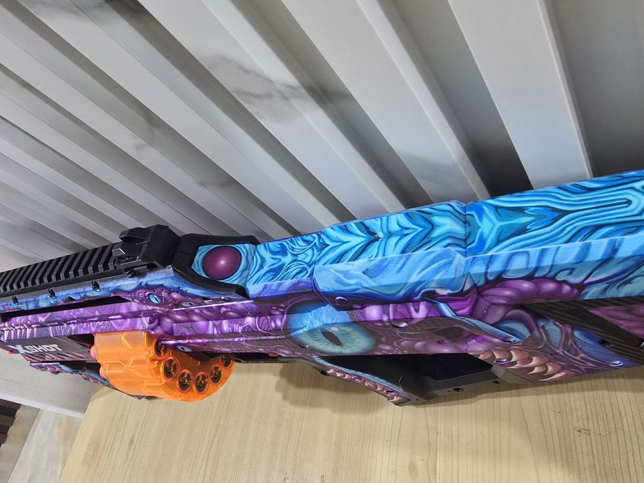 Бластер Zuru X Shot Skins - Enigma, с барабан