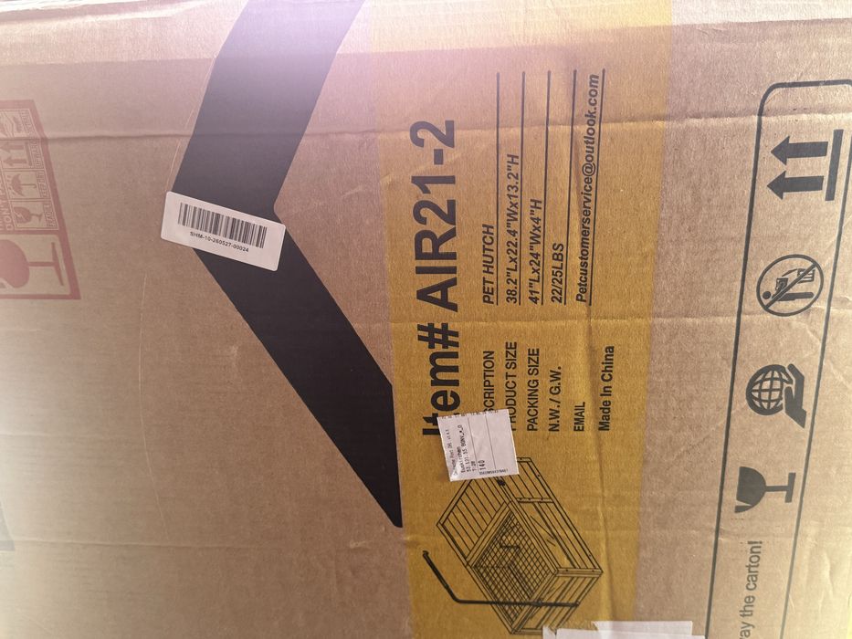 coteț pentru animale de companie/păsări (modelul AIR21-2 de la Pet Hutch),