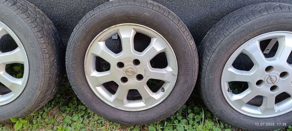 Jante aliaj R15 Opel cu cauciucuri