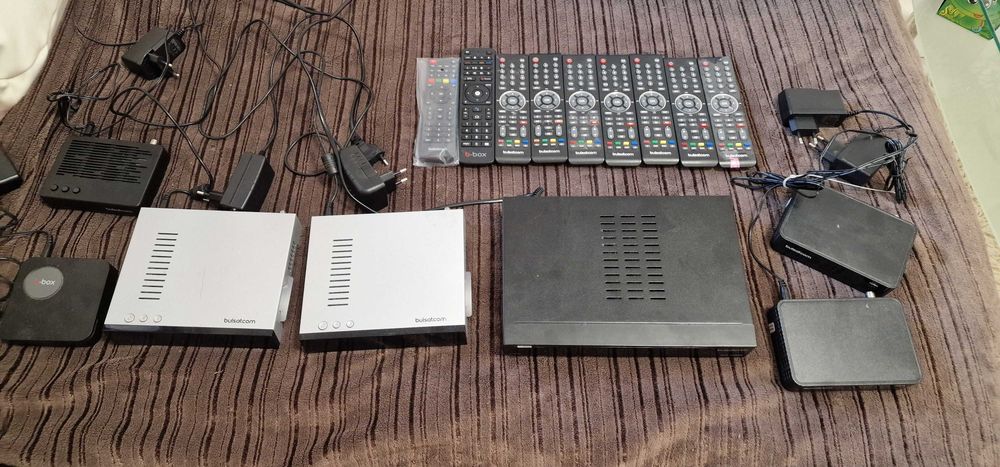 Приемници Bulsatcom, b.box, дистанционни и адаптери – комплект или поотделно