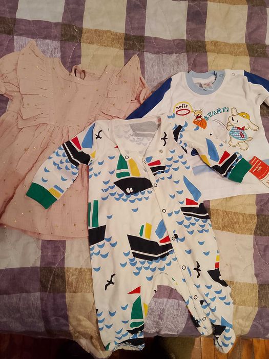 Детские вещи, комбинезон, кофта, платье