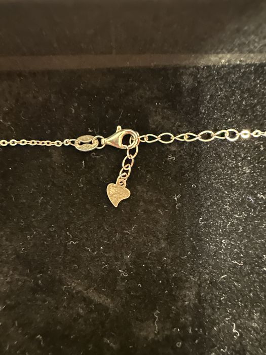 Colier/ Lant argint in 3 culori, fluturi cu strassuri, NOU !