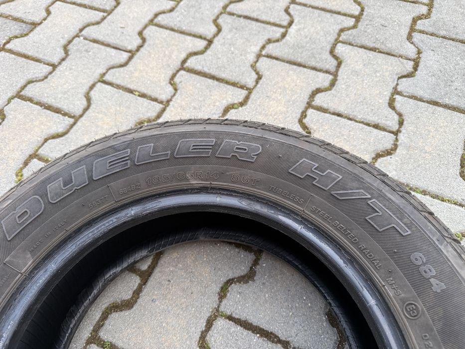 4бр. Летни Гуми 185/65R/14 -BRIDGESTONE- DOT:1007, 6.0мм. *60€ за 4бр.*
