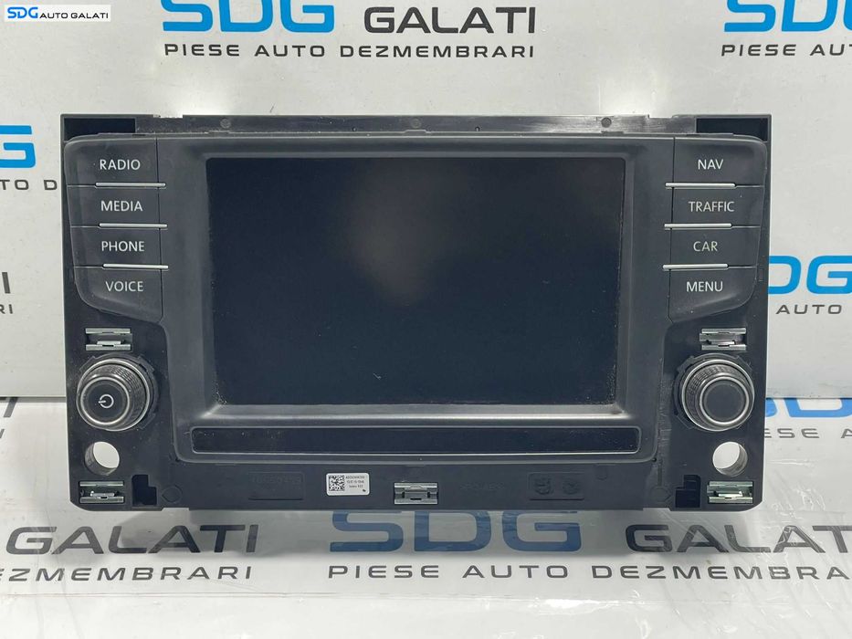Display Ecran Tactil Touchscreen Radio CD Player Navigatie GPS Skoda Octavia 3 2013 - 2017 Cod 3G0919605D [L4696] [L4698]