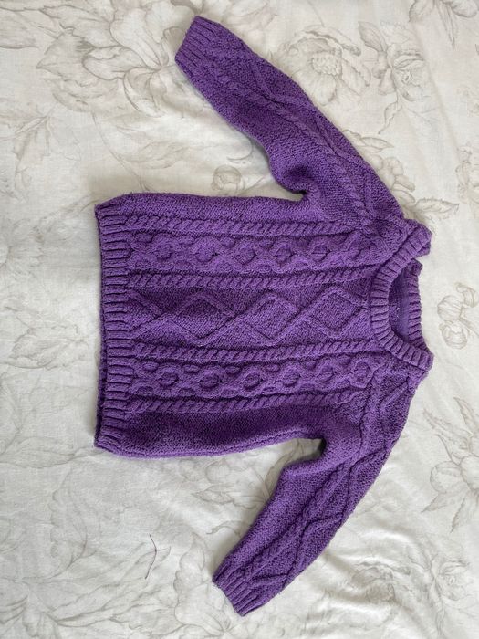 Лилаво пуловерче