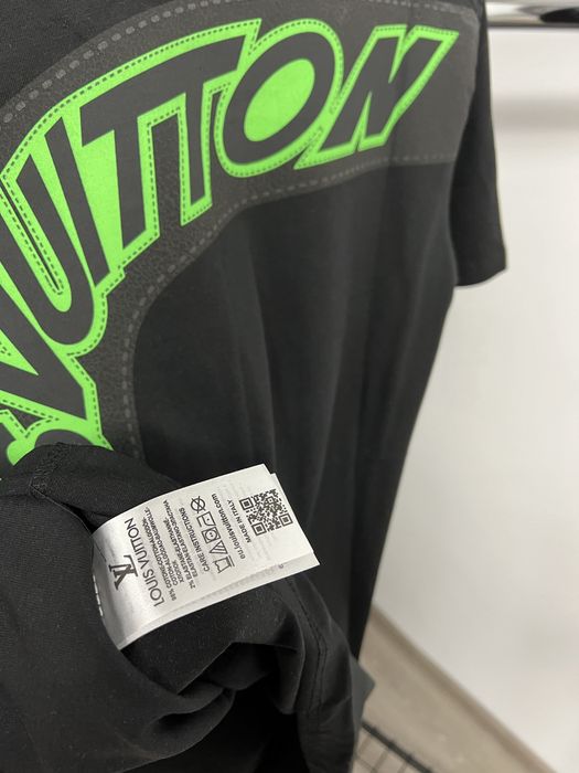 Tricou LOUIS VUITTON Alb/Negru super calitate