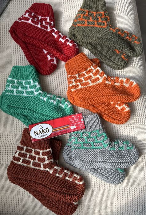 Ръчно плетени терлици и чорапи- от 100% вълна или прежда