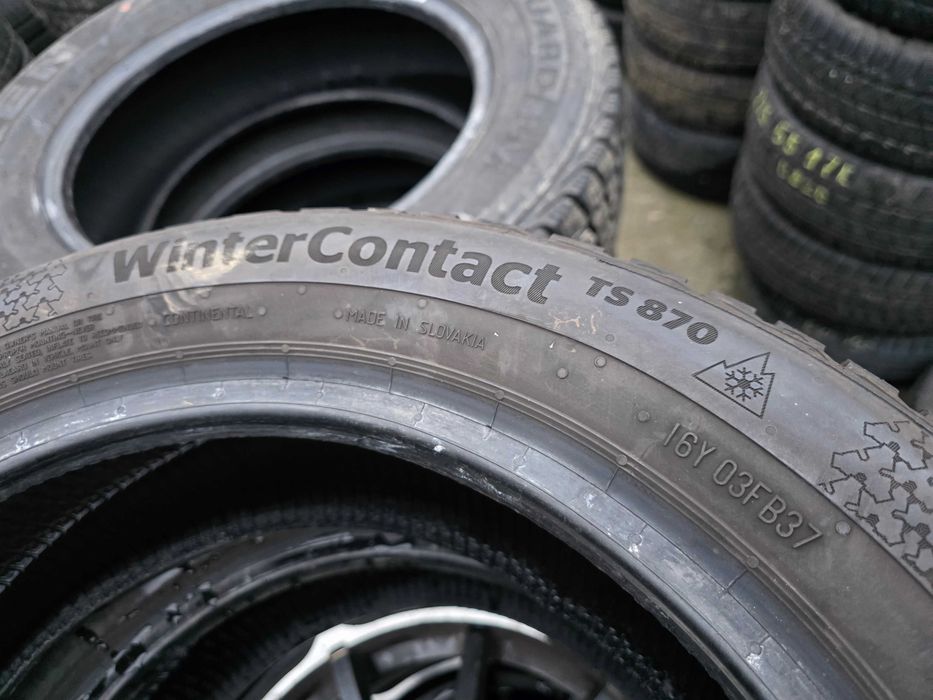 2бр Като нови зимни гуми 185 55 15 - Continental -