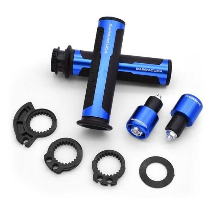 Дръжки за мотоциклет 281, Син, Червен, Черен и Сив