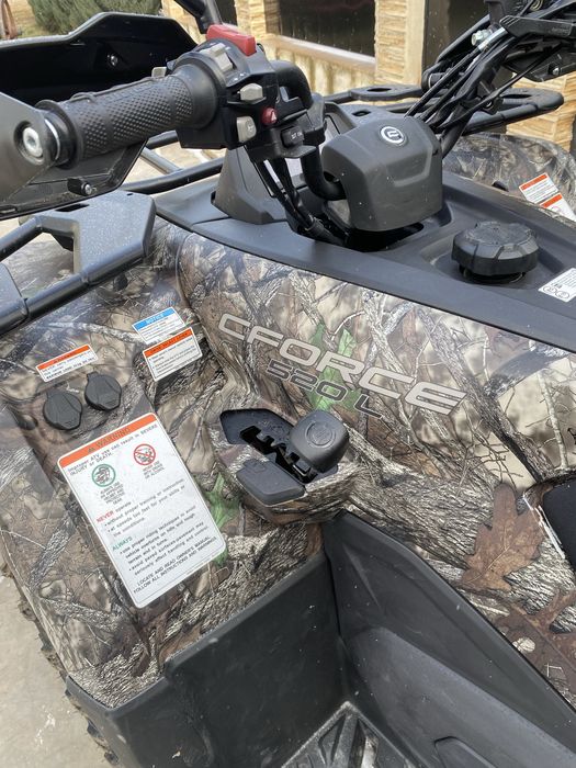 ATV CF MOTO 520 L   2025 // 900 km, CA NOU