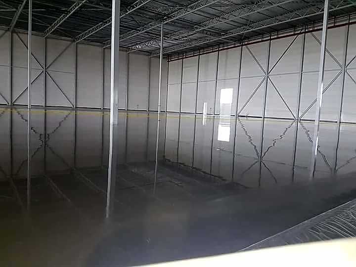 Щампован бетон - Шлайфан бетон, ресан бетон