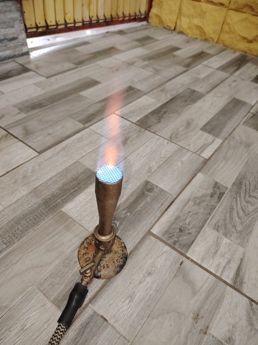 Lampa bunsen bronz masiv