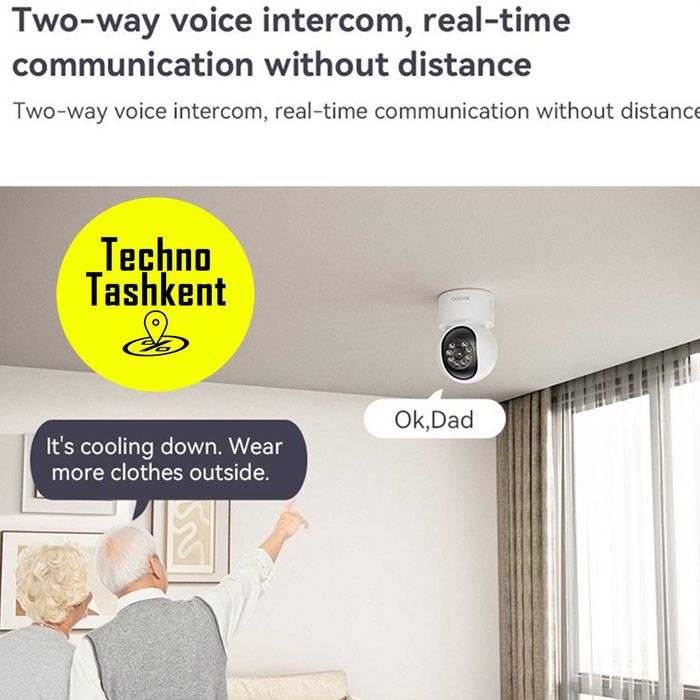 Yesido KM10 HD двусторонняя, голосовая, интеллектуальная камера Wi-fi