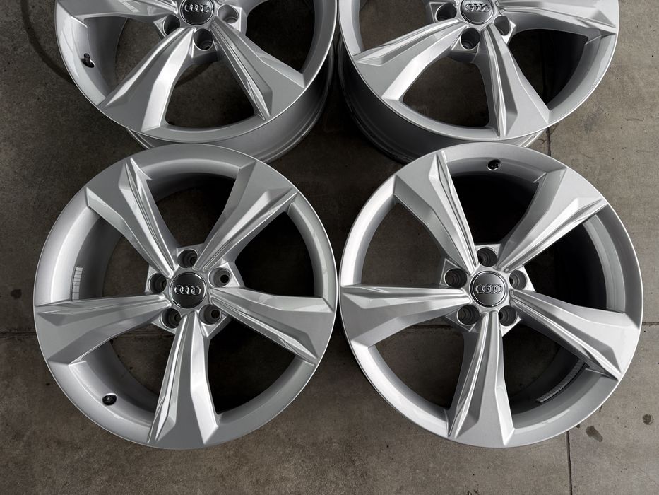 4бр. ПОЧТИ ЧИСТО НОВИ 19” ОРИГИНАЛНИ Джанти 5х112 за *AUDI Q5/AUDI/VW/SKODA/SEAT/VAG* 7Jx19H2, ET34
