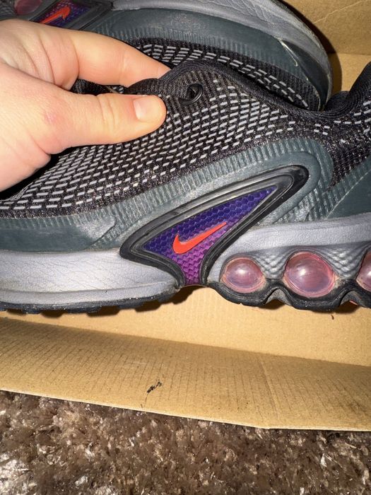 Papuci Nike Dn gri cu negru si mov