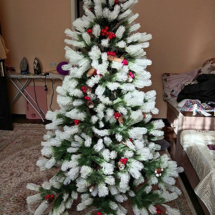 Ёлка премиум люкс заснеженная