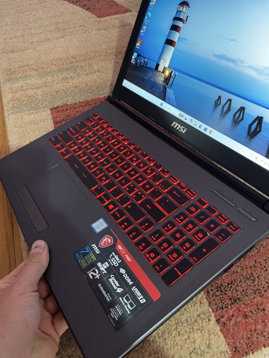 Laptop Gaming MSI GV62, 16gb ram, Gtx 1050,i5-7300Hq, Ssd