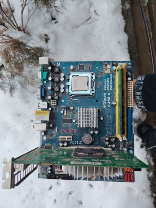 Материнская Плата +RAM +CPU +GPU