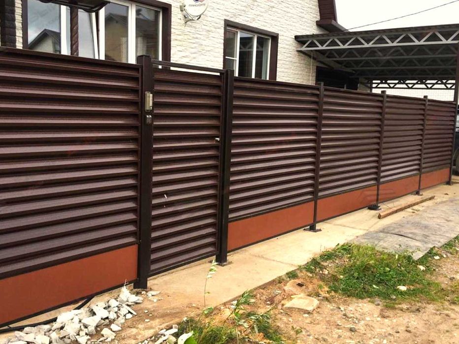 Забор жалюзи еврозабор