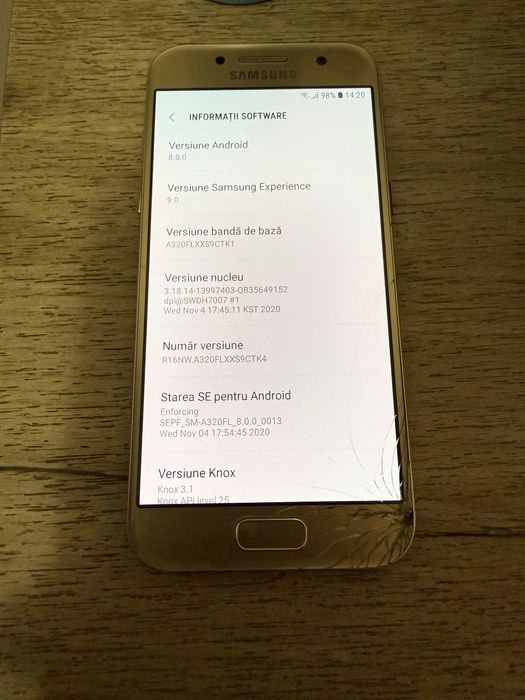 Samsung Galaxy A3 2017 , Ecran fisurat