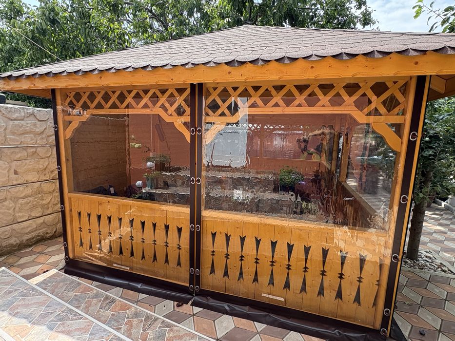 Folie PVC pentru închis balcoane/terase/foișoare