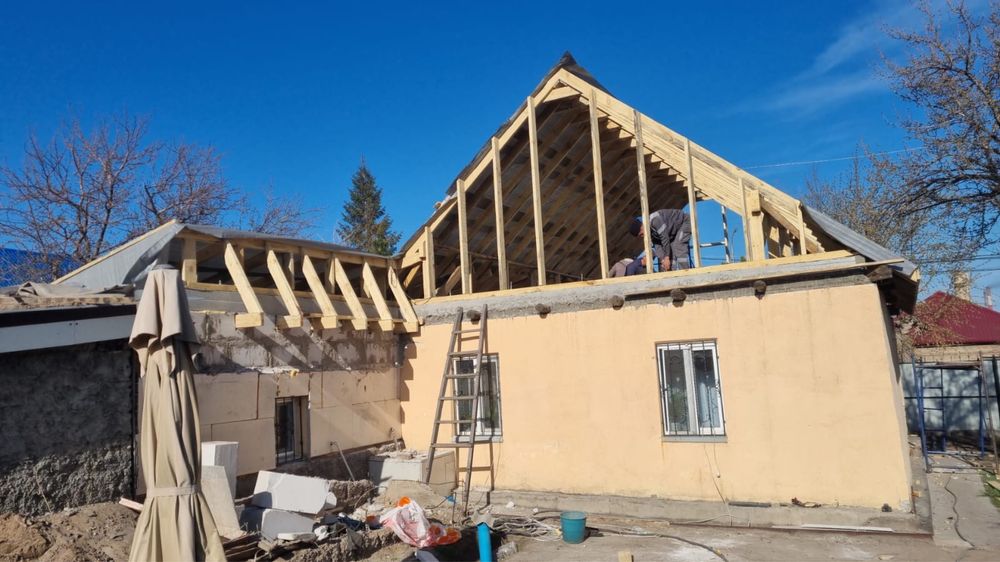 Ремонт жесткой кровли