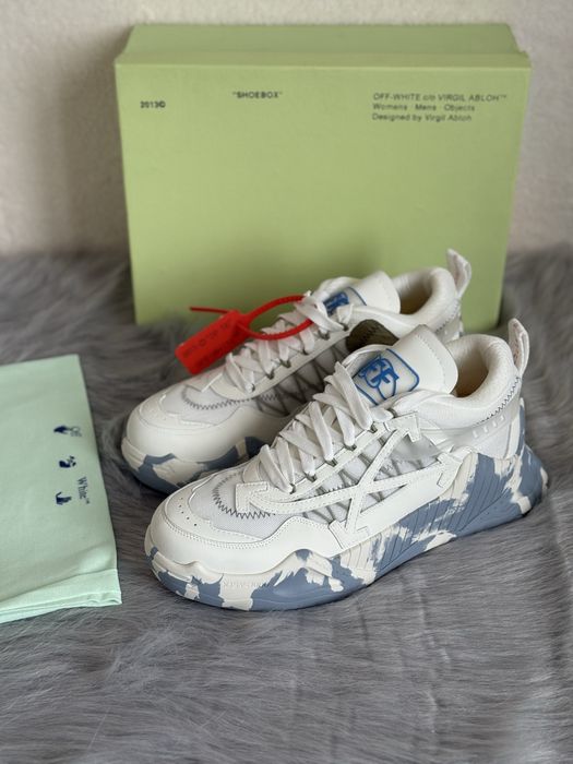 Sneakers Off-White Odsy-1000 Blue Marble Full Box[Verificare Colet]New