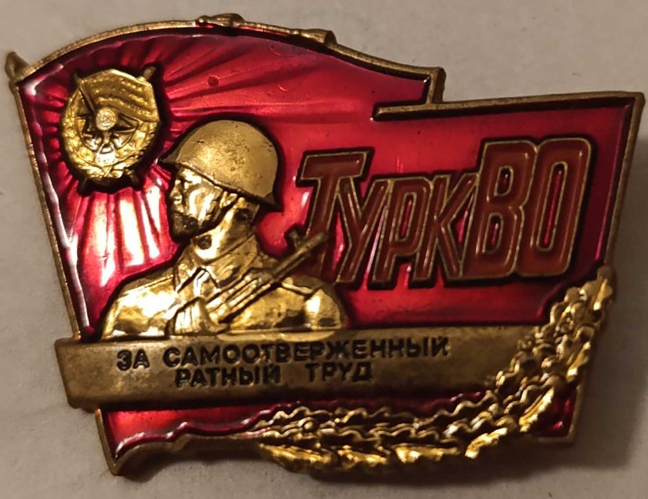 Значок ТуркВО (СССР)