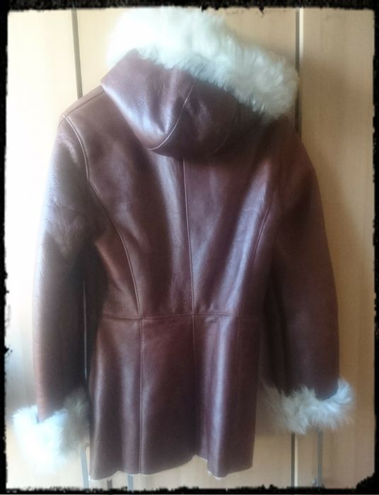 Cojoc XS piele / blană naturală