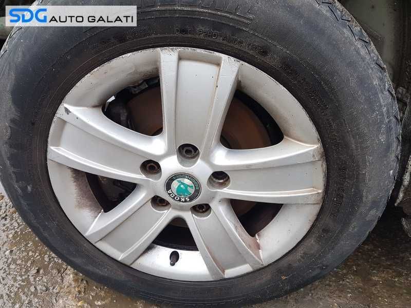 Set 4 Jante Roti Aliaj 5x112 R15 195 65 15 Skoda Octavia 2 2004 - 2013